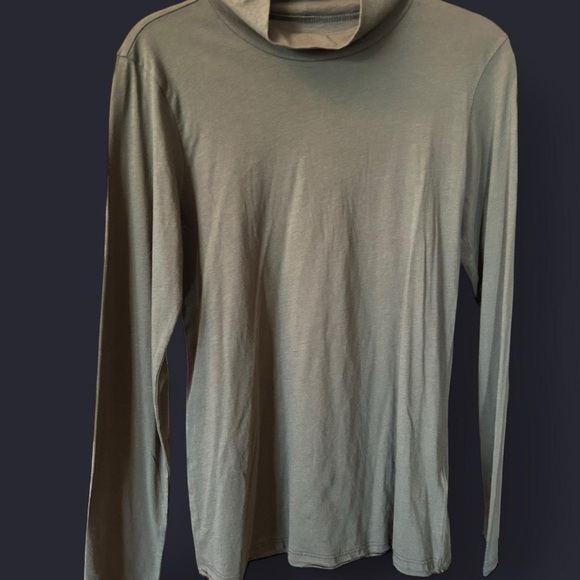 NWT Moss Green Anthropologie Mock Turtleneck - Size M - Picture 4 of 7